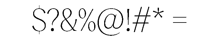 Reckless TRIAL StandardXLThin Instance Font OTHER CHARS