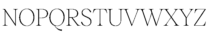 Reckless TRIAL StandardXLThin Instance Font UPPERCASE
