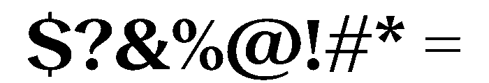 Reckless TRIAL WideMBold Instance Font OTHER CHARS