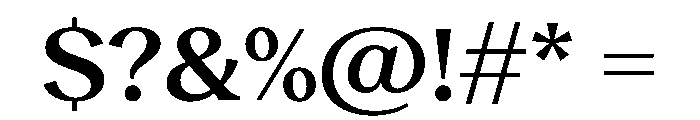 Reckless TRIAL WideMSemiBold Instance Font OTHER CHARS