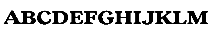 Reckless TRIAL WideSHeavy Instance Font UPPERCASE