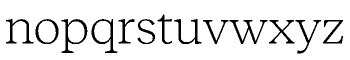 Reckless TRIAL WideSLight Instance Font LOWERCASE