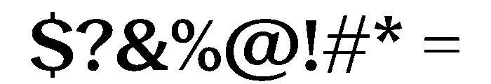 Reckless TRIAL WideSSemiBold Instance Font OTHER CHARS