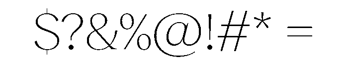 Reckless TRIAL WideXLThin Instance Font OTHER CHARS
