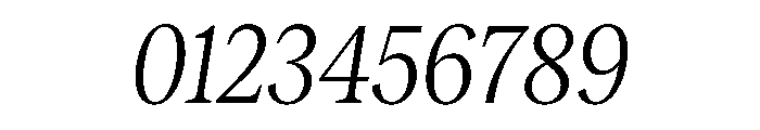 RecklessItalic TRIAL CondensedMBookItalic Instance Font OTHER CHARS