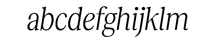 RecklessItalic TRIAL CondensedMBookItalic Instance FONT