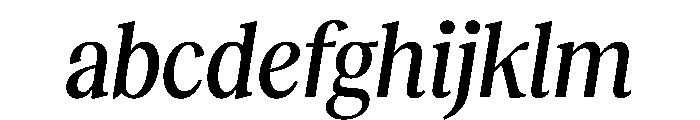 RecklessItalic TRIAL CondensedMMediumItalic Instance FONT