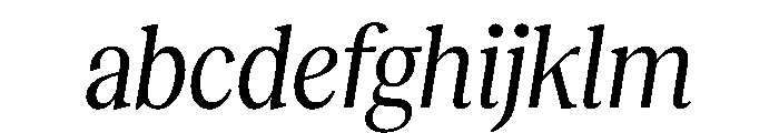 RecklessItalic TRIAL CondensedMRegularItalic Instance FONT