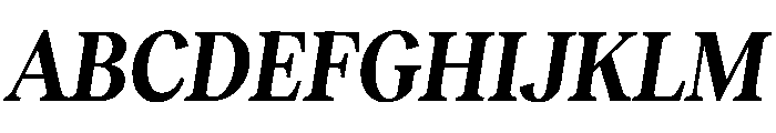 RecklessItalic TRIAL CondensedMSemiBoldItalic Instance Font UPPERCASE