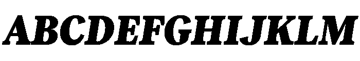 RecklessItalic TRIAL CondensedSHeavyItalic Instance Font UPPERCASE