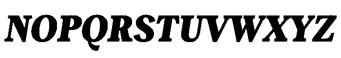 RecklessItalic TRIAL CondensedSHeavyItalic Instance Font UPPERCASE
