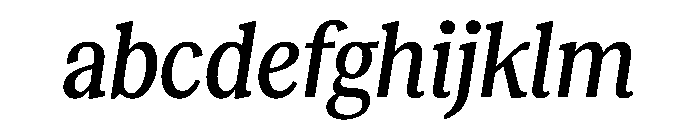 RecklessItalic TRIAL CondensedSMediumItalic Instance FONT