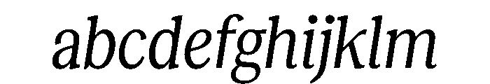 RecklessItalic TRIAL CondensedSRegularItalic Instance FONT