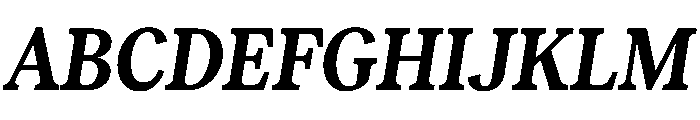 RecklessItalic TRIAL CondensedSSemiBoldItalic Instance Font UPPERCASE