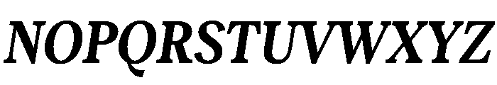 RecklessItalic TRIAL CondensedSSemiBoldItalic Instance Font UPPERCASE