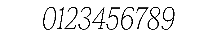 RecklessItalic TRIAL CondensedSThinItalic Instance Font OTHER CHARS