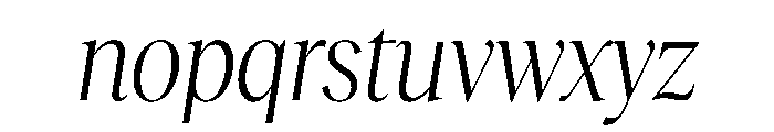 RecklessItalic TRIAL CondensedXLBookItalic Instance Font LOWERCASE