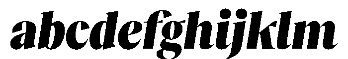 RecklessItalic TRIAL CondensedXLHeavyItalic Instance FONT
