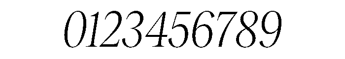 RecklessItalic TRIAL CondensedXLLightItalic Instance Font OTHER CHARS
