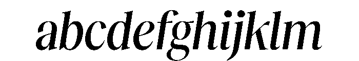 RecklessItalic TRIAL CondensedXLMediumItalic Instance FONT