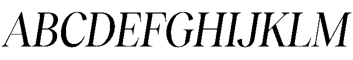 RecklessItalic TRIAL CondensedXLRegularItalic Instance Font UPPERCASE