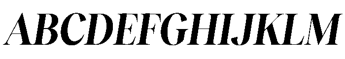 RecklessItalic TRIAL CondensedXLSemiBoldItalic Instance Font UPPERCASE