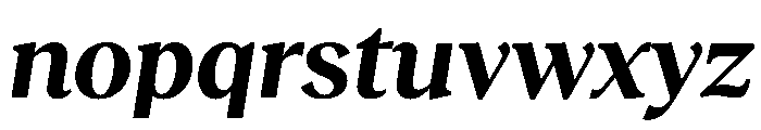 RecklessItalic TRIAL StandardMBoldItalic Instance Font LOWERCASE