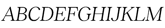 RecklessItalic TRIAL StandardMBookItalic Instance Font UPPERCASE