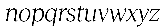 RecklessItalic TRIAL StandardMBookItalic Instance Font LOWERCASE