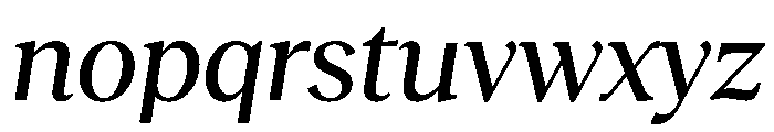 RecklessItalic TRIAL StandardMMediumItalic Instance Font LOWERCASE