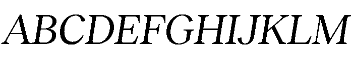 RecklessItalic TRIAL StandardMRegularItalic Instance Font UPPERCASE