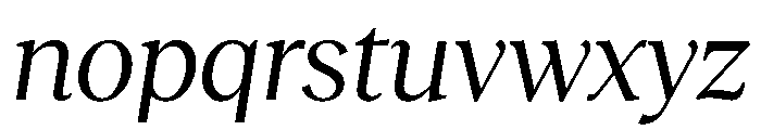 RecklessItalic TRIAL StandardMRegularItalic Instance Font LOWERCASE