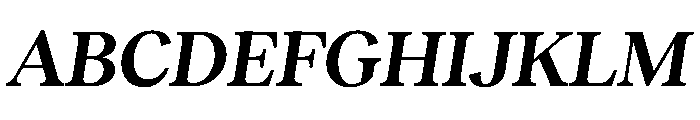 RecklessItalic TRIAL StandardMSemiBoldItalic Instance Font UPPERCASE