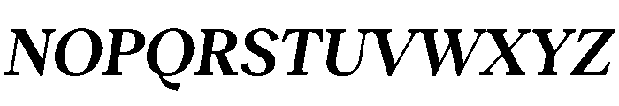 RecklessItalic TRIAL StandardMSemiBoldItalic Instance Font UPPERCASE