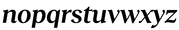 RecklessItalic TRIAL StandardMSemiBoldItalic Instance Font LOWERCASE