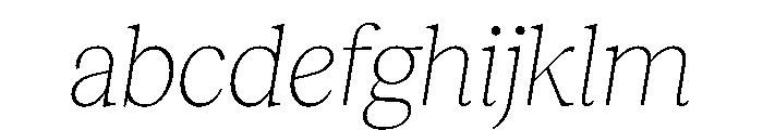 RecklessItalic TRIAL StandardMThinItalic Instance FONT