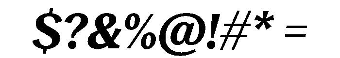 RecklessItalic TRIAL StandardSBoldItalic Instance Font OTHER CHARS