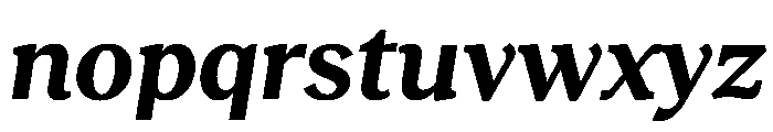 RecklessItalic TRIAL StandardSBoldItalic Instance Font LOWERCASE