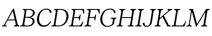 RecklessItalic TRIAL StandardSBookItalic Instance Font UPPERCASE