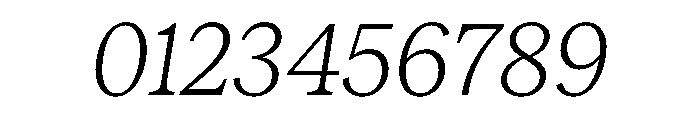 RecklessItalic TRIAL StandardSLightItalic Instance Font OTHER CHARS