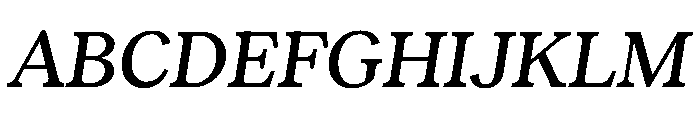 RecklessItalic TRIAL StandardSMediumItalic Instance Font UPPERCASE