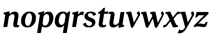 RecklessItalic TRIAL StandardSSemiBoldItalic Instance Font LOWERCASE