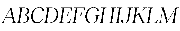 RecklessItalic TRIAL StandardXLBookItalic Instance Font UPPERCASE