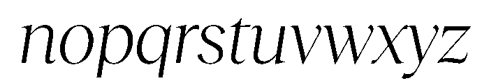 RecklessItalic TRIAL StandardXLBookItalic Instance Font LOWERCASE