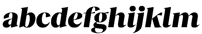 RecklessItalic TRIAL StandardXLHeavyItalic Instance FONT