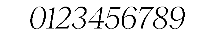 RecklessItalic TRIAL StandardXLLightItalic Instance Font OTHER CHARS