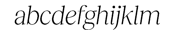 RecklessItalic TRIAL StandardXLLightItalic Instance FONT