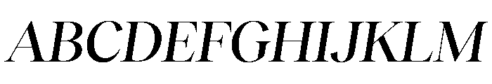 RecklessItalic TRIAL StandardXLMediumItalic Instance Font UPPERCASE