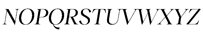 RecklessItalic TRIAL StandardXLRegularItalic Instance Font UPPERCASE