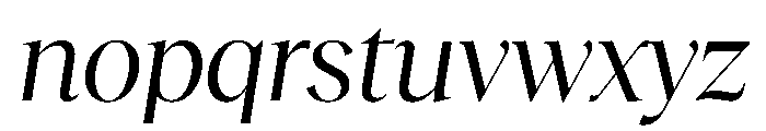 RecklessItalic TRIAL StandardXLRegularItalic Instance Font LOWERCASE
